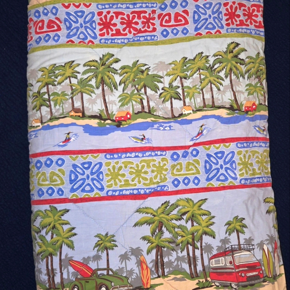 - Surfer  Theme Comforter Full